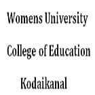 Women's University College of Education, Kodaikanal Logo