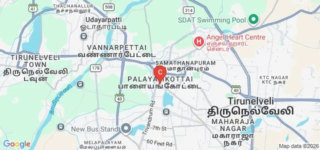 St Ignatius College of Education, Palayamkottai Map