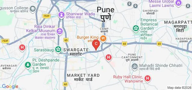 Arham International Institute of Information Security, Pune Map