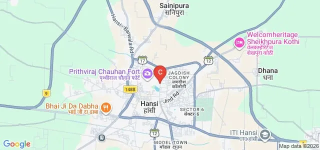 Government College, Hisar Map