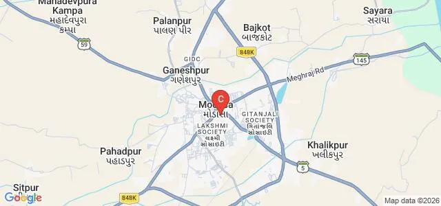 Government Engineering College, Modasa Map