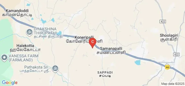 Er Perumal Manimekalai Polytechnic College, Hosur Map