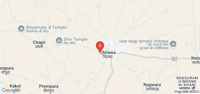 Bhartiya Mahavidyalaya, Chitawa Map