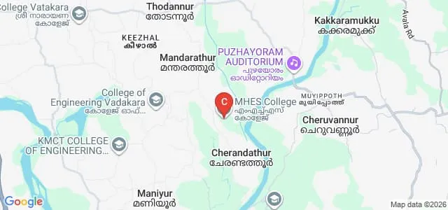 MHES College of Science Technology, Kozhikode Map