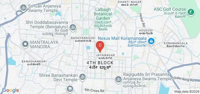 Vidya Fashion Academy, Bengaluru Map