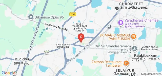 Sri Sairam Homoeopathy Medical College and Research Centre, Chennai Map