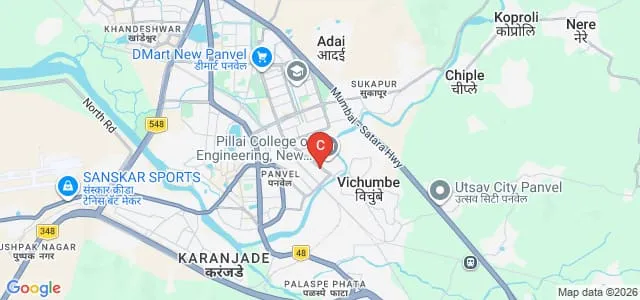 Shri Bapusaheb DD Vispute College of Education, New Panvel Map