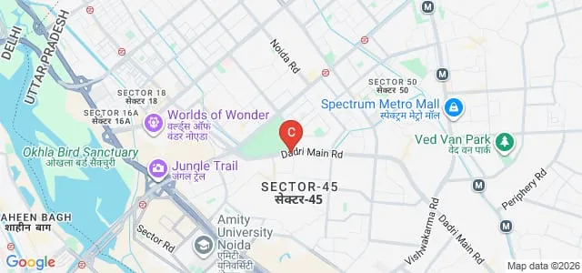 Amity Directorate of Distance and Online Education, Noida Map