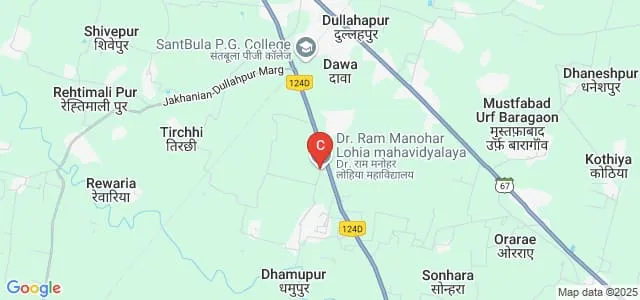 Dr Ram Manohar Lohiya Degree College, Ghazipur Map