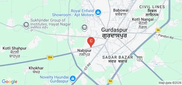 Golden College of Education, Gurdaspur Map