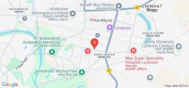 Zee Institute of Creative Arts, Lucknow Map