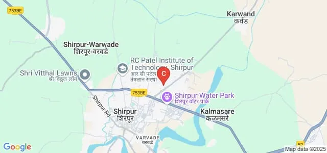 RC Patel College of Engineering and Polytechnic, Shirpur Map