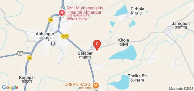 Gracious College of Nursing, Abhanpur Map