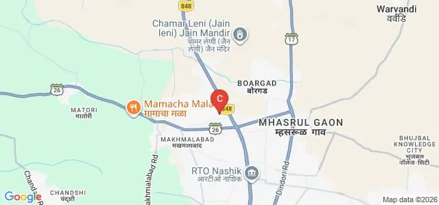 Namco College of Nursing and Nursing Institute, Nashik Map