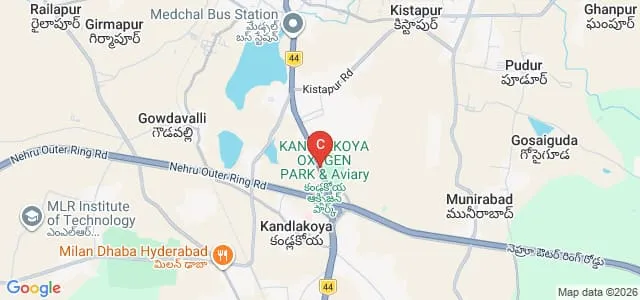 Dhruva College of Management, Hyderabad Map