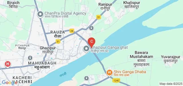 Shamm-E-Husaini Institute of Nursing College, Ghazipur Map