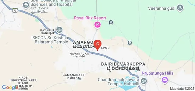 SANA Commerce College, Hubli Map