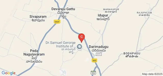 A1 Global Institute of Engineering and Technology, Prakasam Map