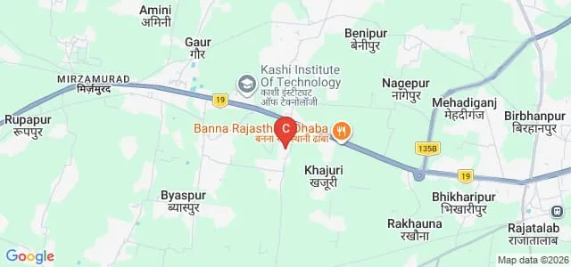 Arjun Singh Mahavidyalaya, Varanasi Map