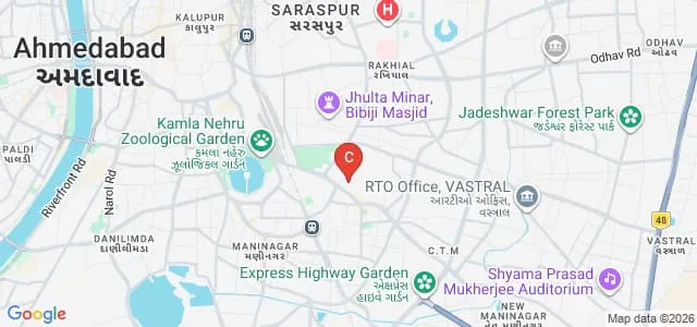 Government Arts College, Ahmedabad Map