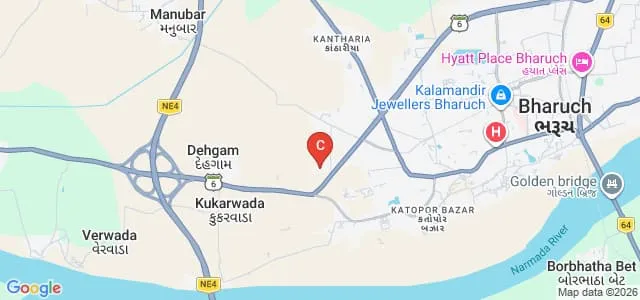 Munshi Mahila B Ed College, Bharuch Map