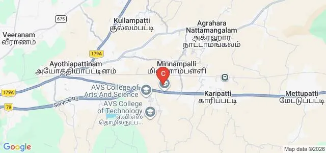 Mahendhira College of Education, Salem Map