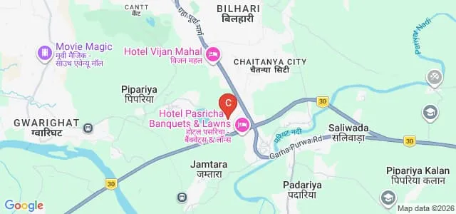 Xavier Institute of Management, Jabalpur Map