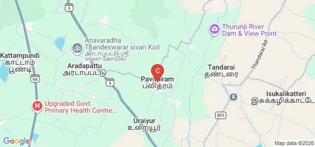 Annai Theresa's College of Education for Women, Pavithram Map