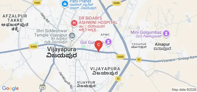 Shri Padmaraj College of Education, Sindagi Map