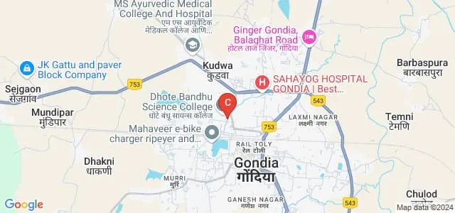 Department of Management Technology and Research, NMD College, Gondia Map