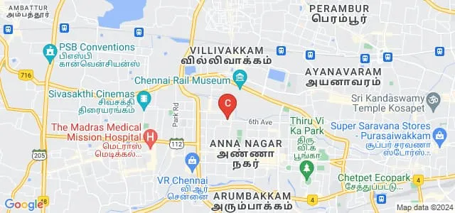 Indian Institute of Sports Medicine, Chennai Map