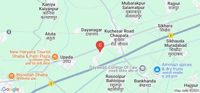 Upkar School of Nursing, Hapur Map