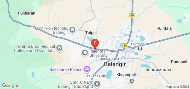 Compassion College of Nursing, Balangir Map