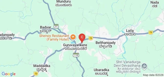 NET College of Physiotherapy, Belthangady Map