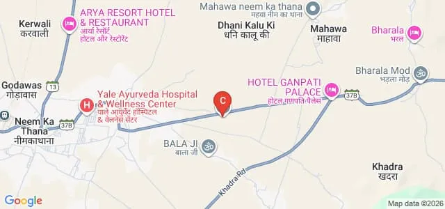 Sant Radha Raman Teacher's Training College, Sikar Map