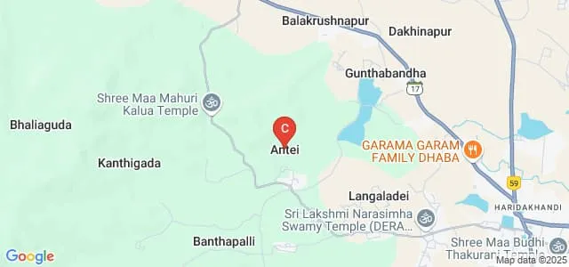 Biju Pattanaik College, Antei Map