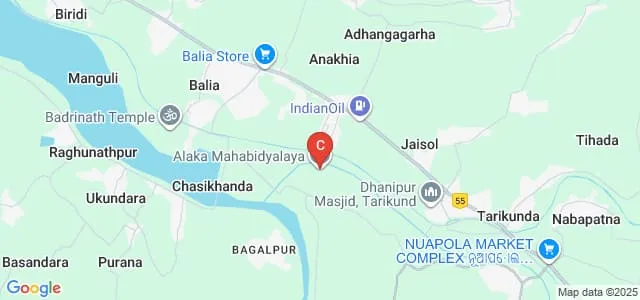 Alaka Mahabidyalaya, Jagatsinghpur Map