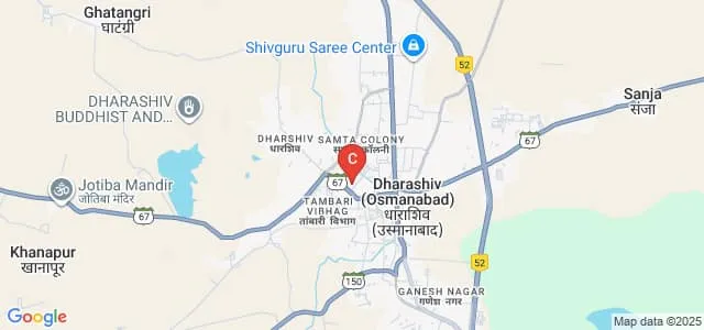 Ramkrishna Paramhansa Mahavidyalaya, Osmanabad Map