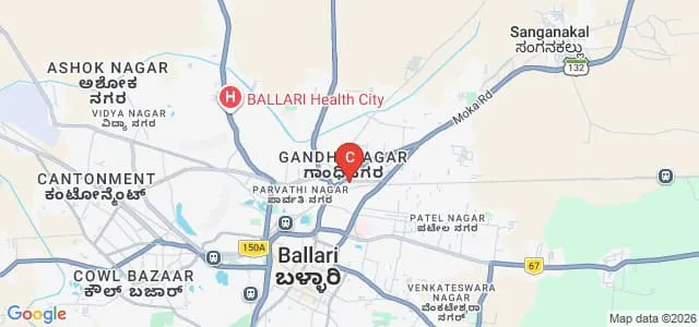 Smt Allum Sumangalamma Memorial College for Women, Bellary Map