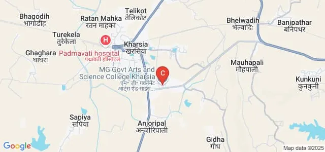 MG Government Arts and Science College, Kharsia Map