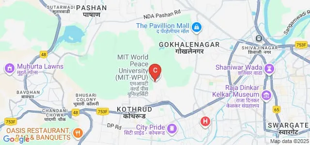 MIT WPU School of Commerce, Pune Map