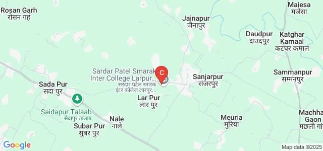 Sardar Patel Smarak Mahavidyalaya, Ambedkar Nagar Map