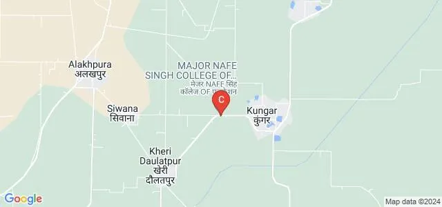 Major Nafe Singh Kungariya College of Education, Bhiwani Map
