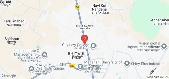 Bora Institute of Management Sciences, Lucknow Map