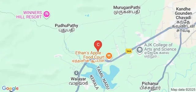 San Academy of Architecture, Coimbatore Map
