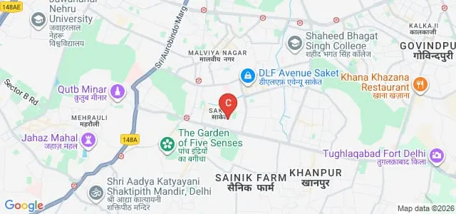 Delhi School of Communication, New Delhi Map