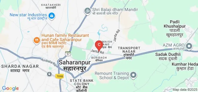DREAMS College of Pharmacy, Saharanpur Map