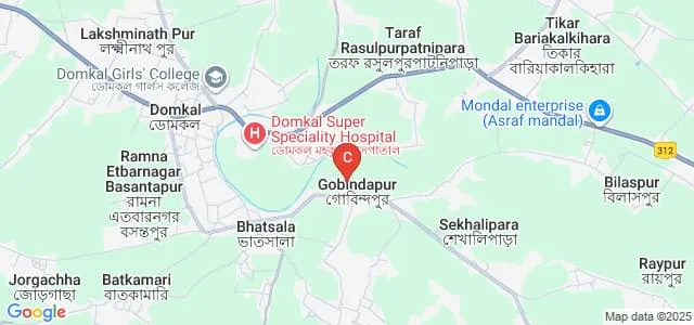 Gobindapur Polytechnic College, Gobindapur Map