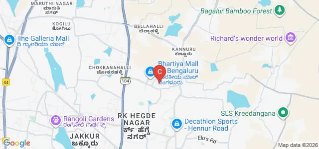 Army Institute of Hotel Management and Catering Technology, Bangalore Map