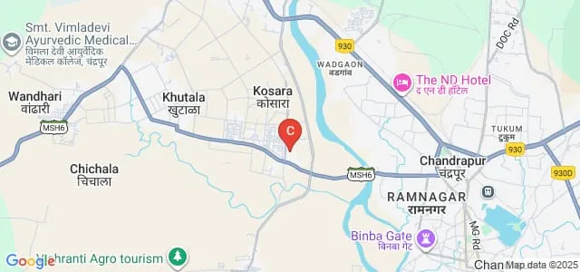 Renaissance Institute of Management Studies, Chandrapur Map
